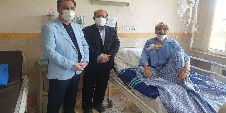 عیادت قائم مقام و معاون هنری اداره کل فرهنگ و ارشاد اسلامی خراسان رضوی از استاد حیدرعلی عاشق